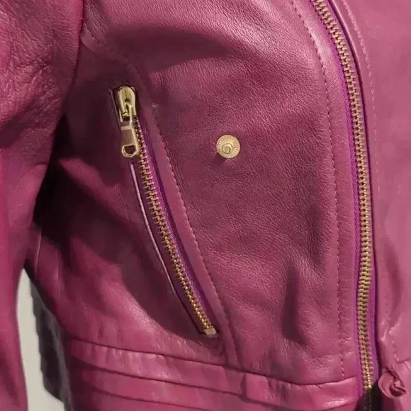 Red Valentino cropped leather jacket - Picture 10 of 17